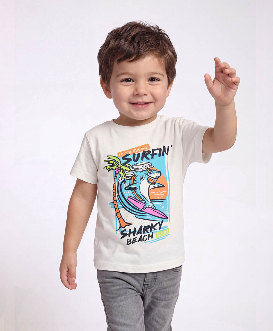 Polera beb&eacute; surfin