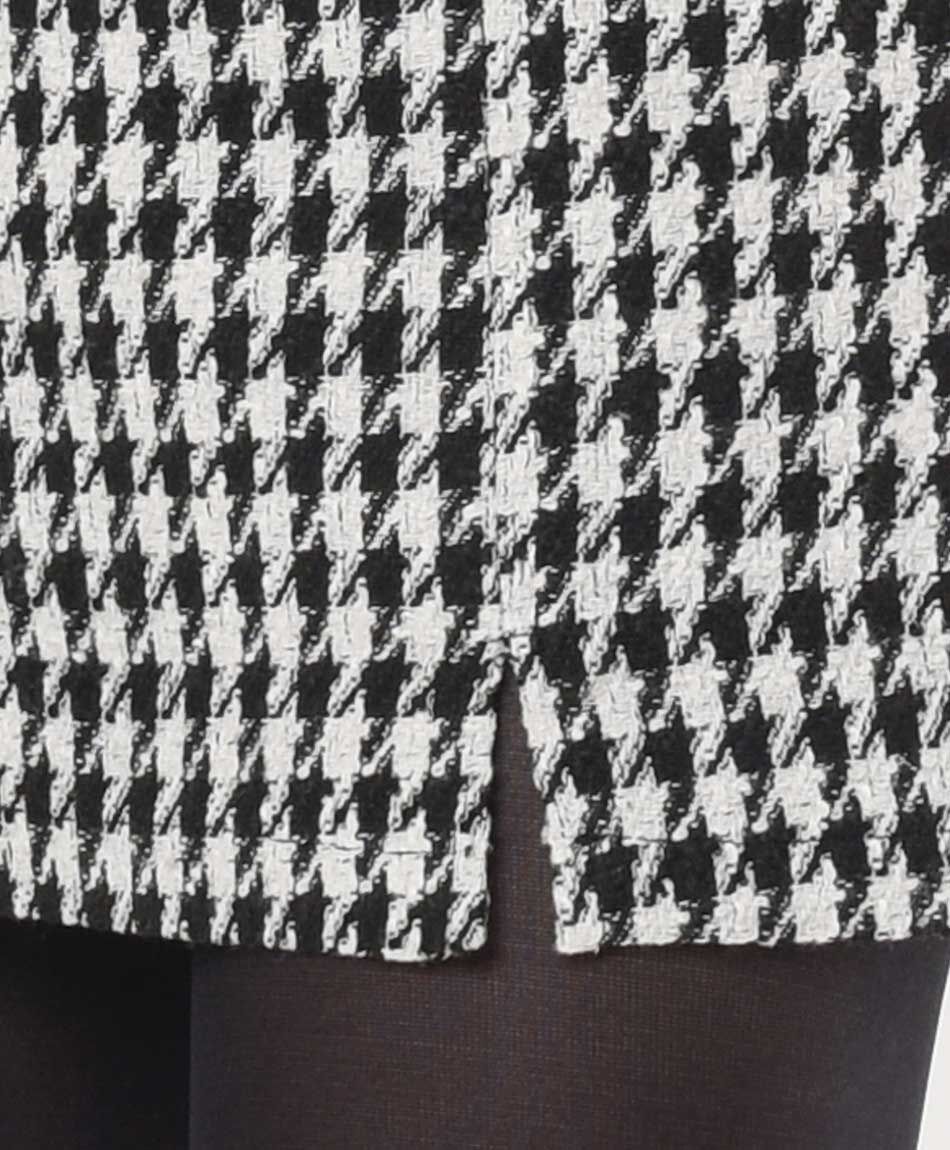 Mini falda mujer pied de poule