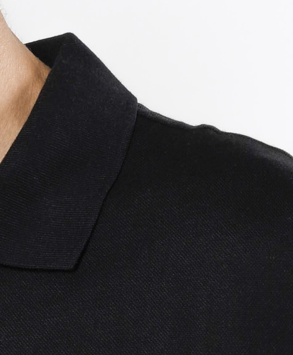 Polera hombre lisa cuello piqu&eacute;