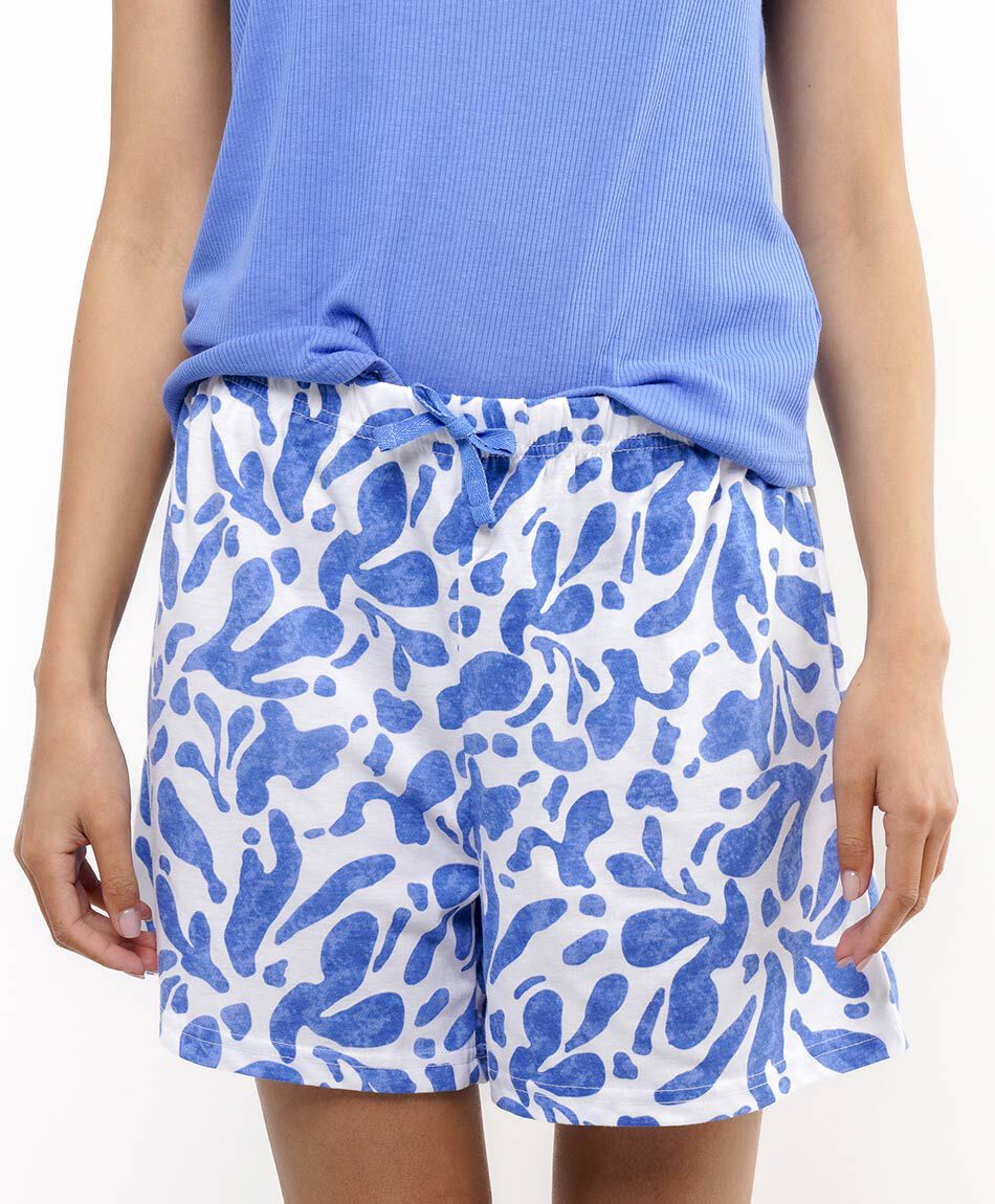 Pijama mujer short print