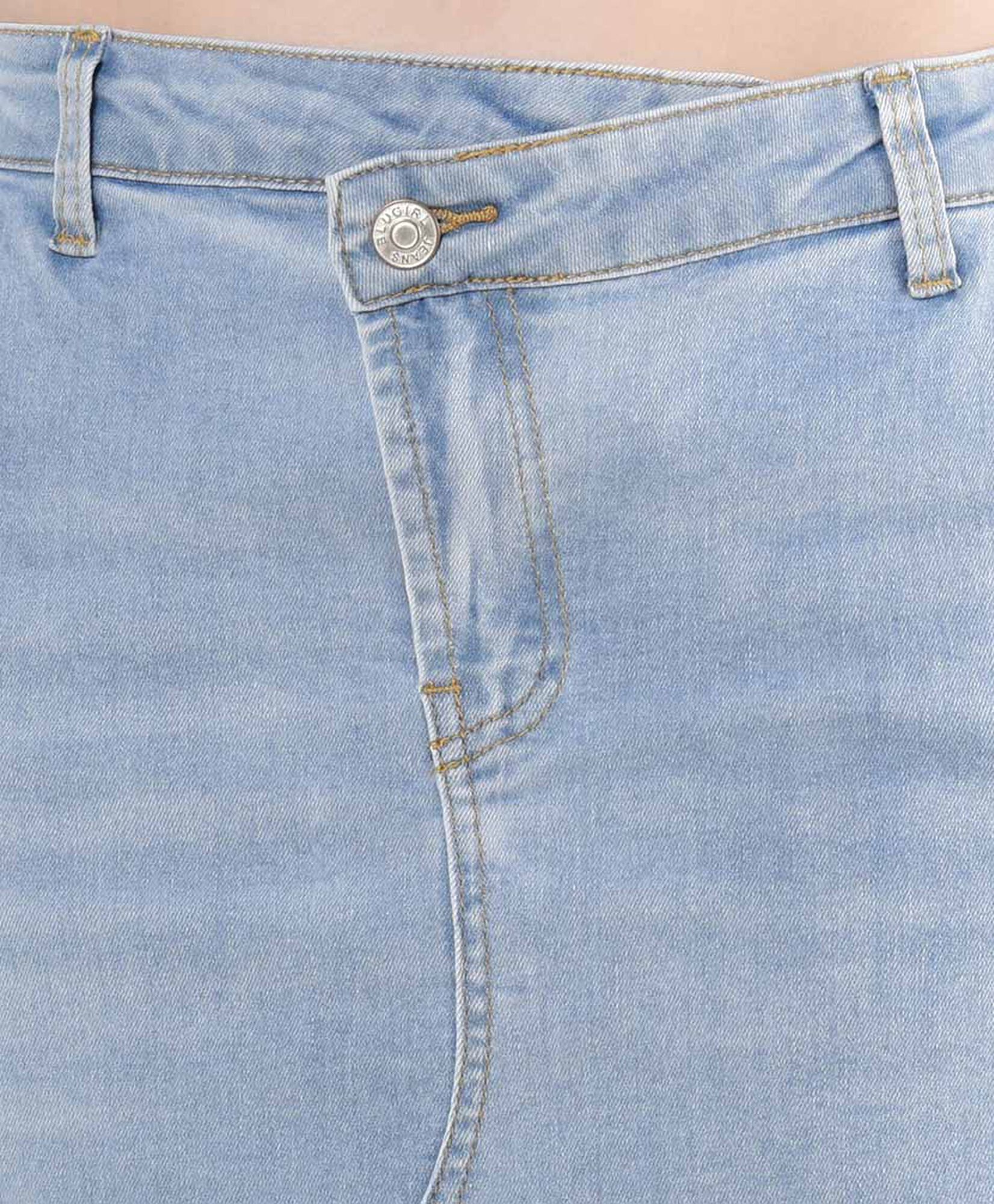 Mini falda denim cruzada Mini falda denim cruzada
