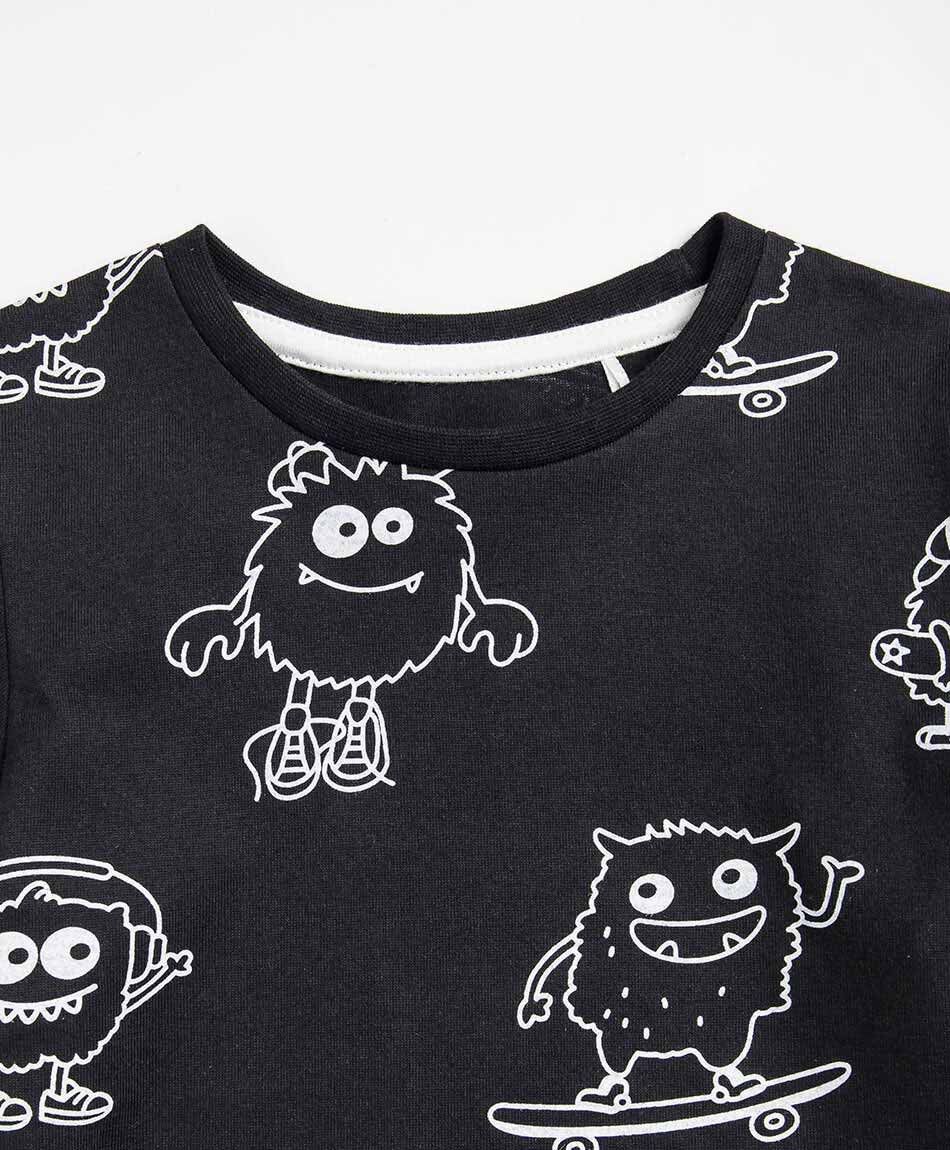 Polera beb&eacute; mounstritos