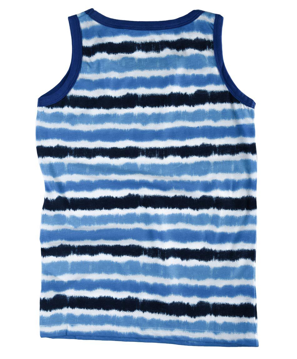 Polera sin mangas cuello redondo