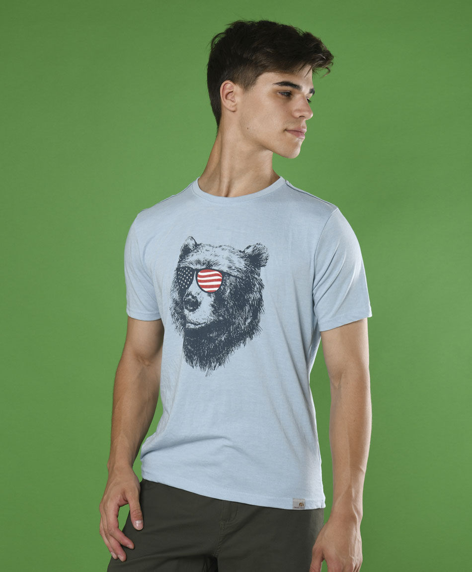 Polera manga corta cuello redondo