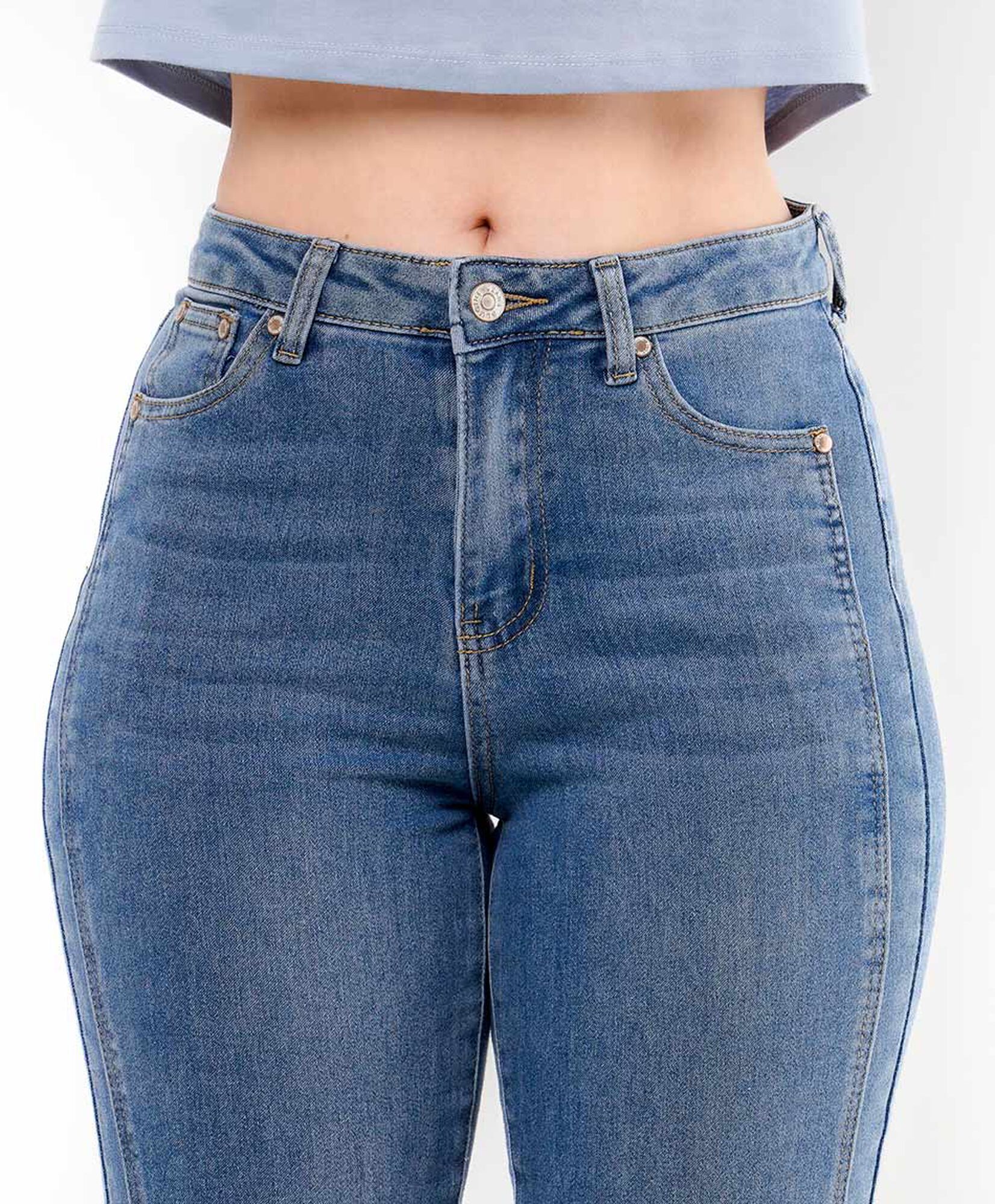Jeans mujer corte basta wide Jeans mujer corte basta wide