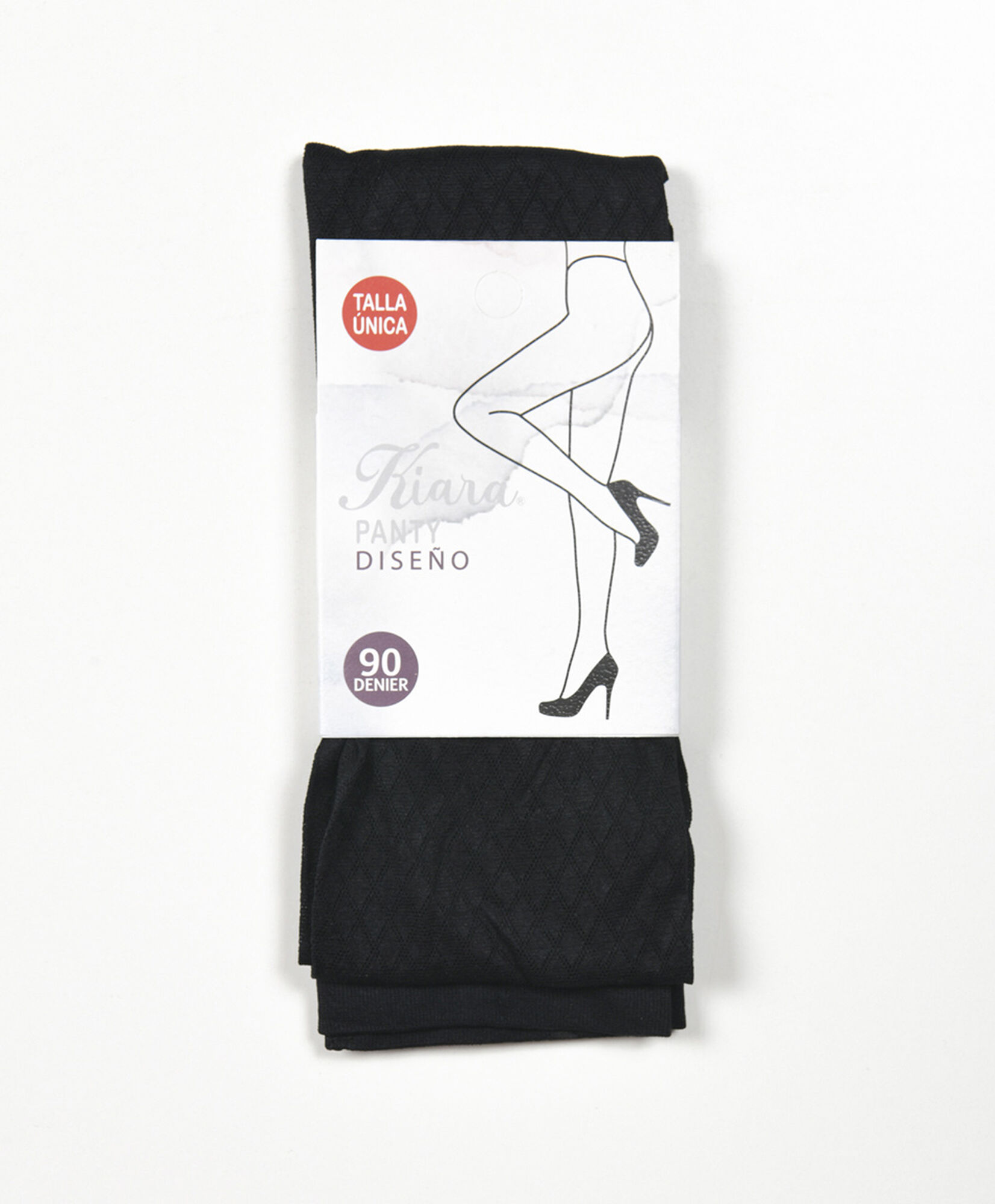 Panty mujer diseño rombo 90 denier Panty mujer diseño rombo 90 denier