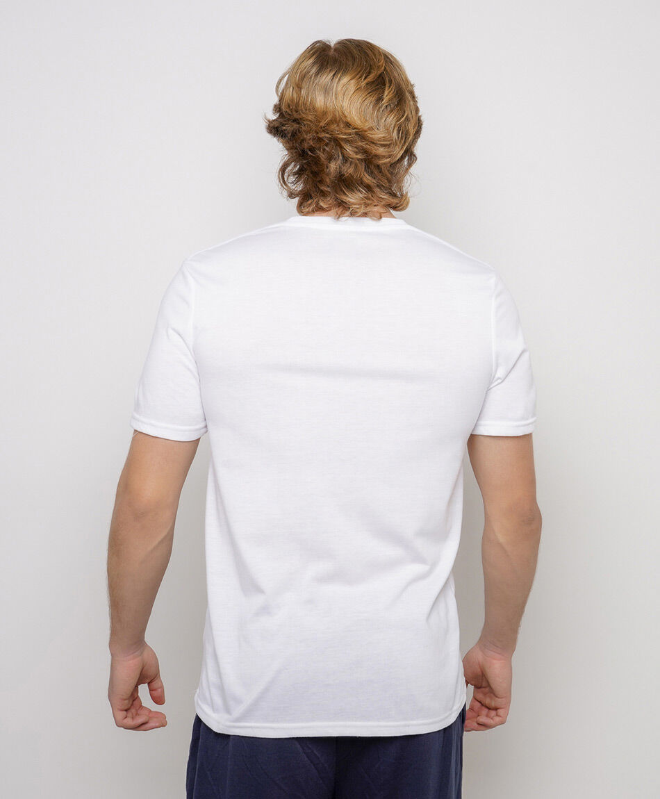 Pack 2 camisetas hombre lisas manga corta