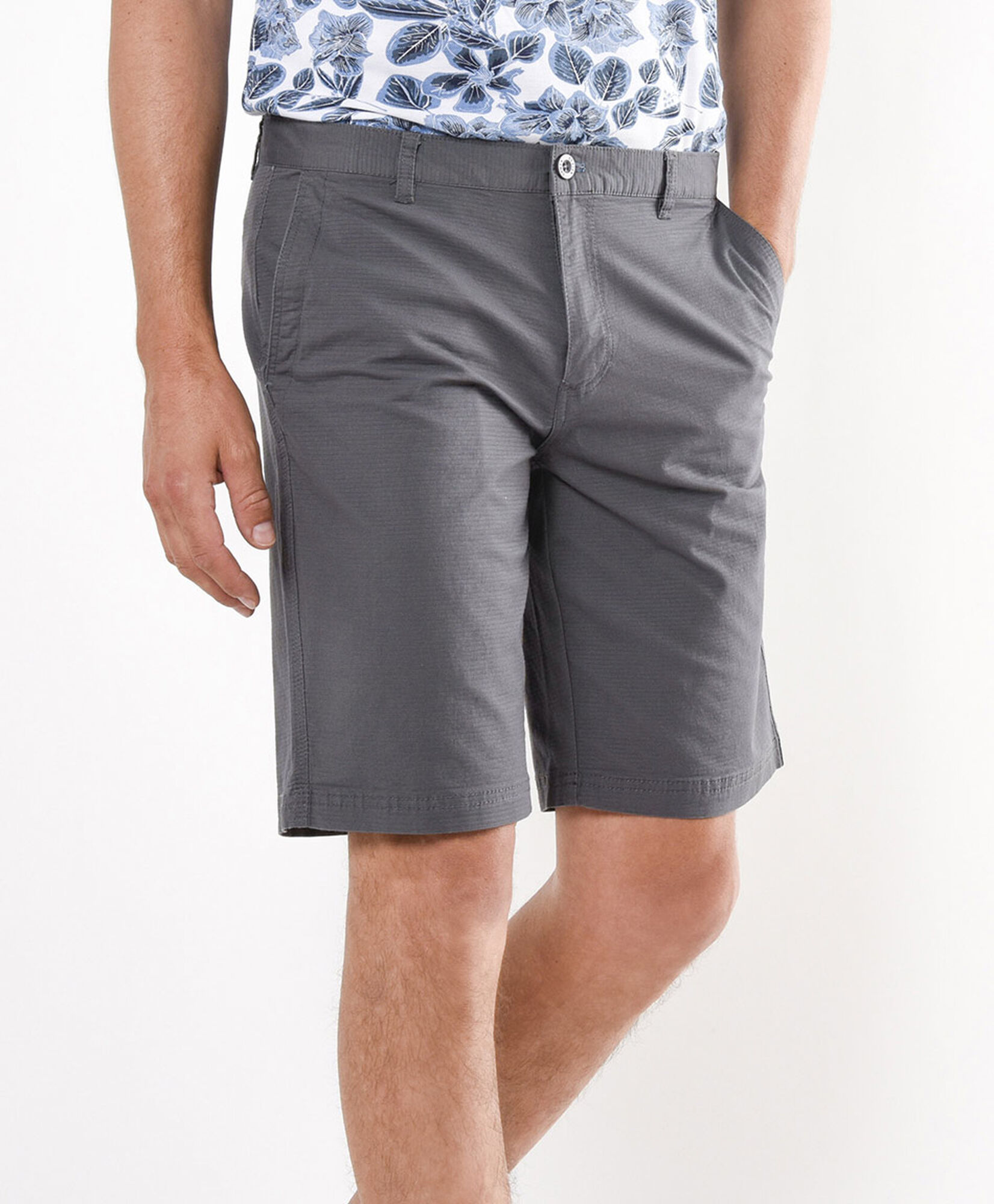 Short hombre liso gris Short hombre liso gris