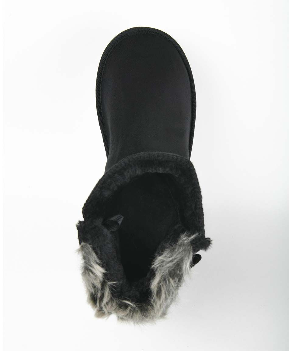 Bota mujer hebillas y pelitos