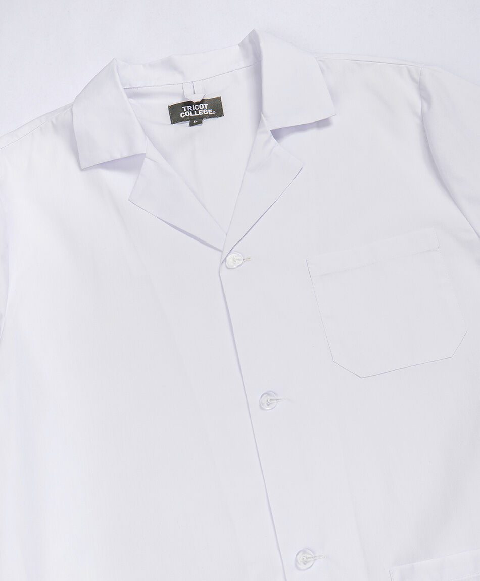 Cotona escolar blanca botones