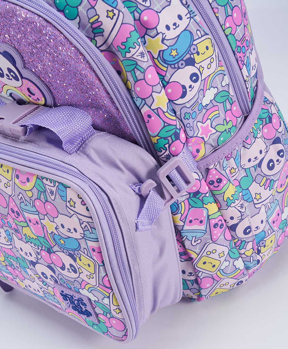 Pack mochila y accesorios escolar candy