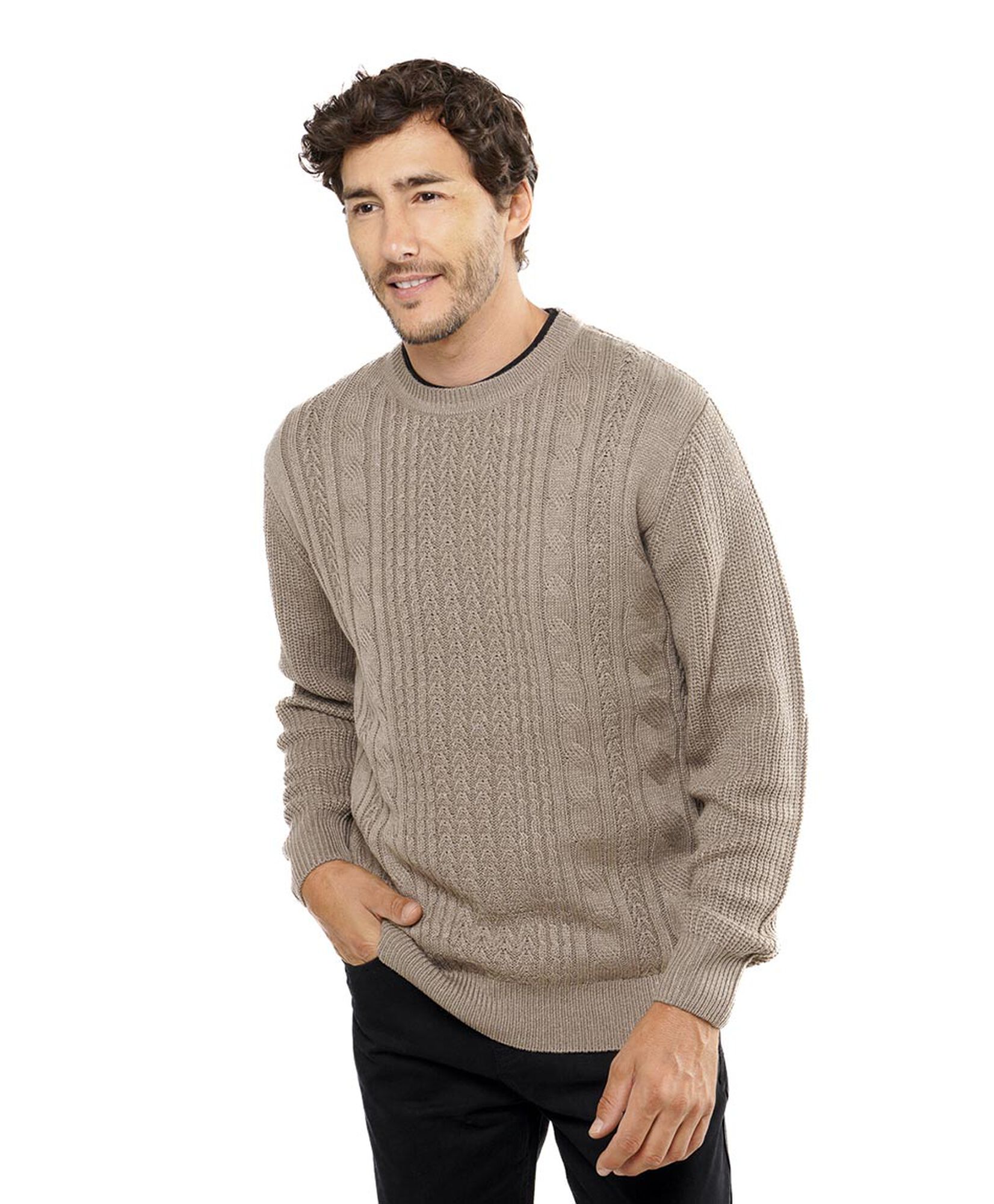 Sweater hombre beige Sweater hombre beige