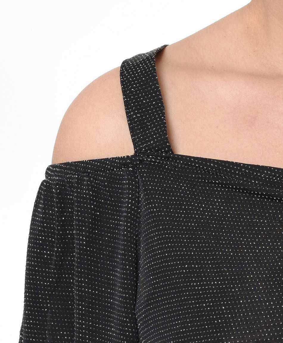 Polera mujer brillitos