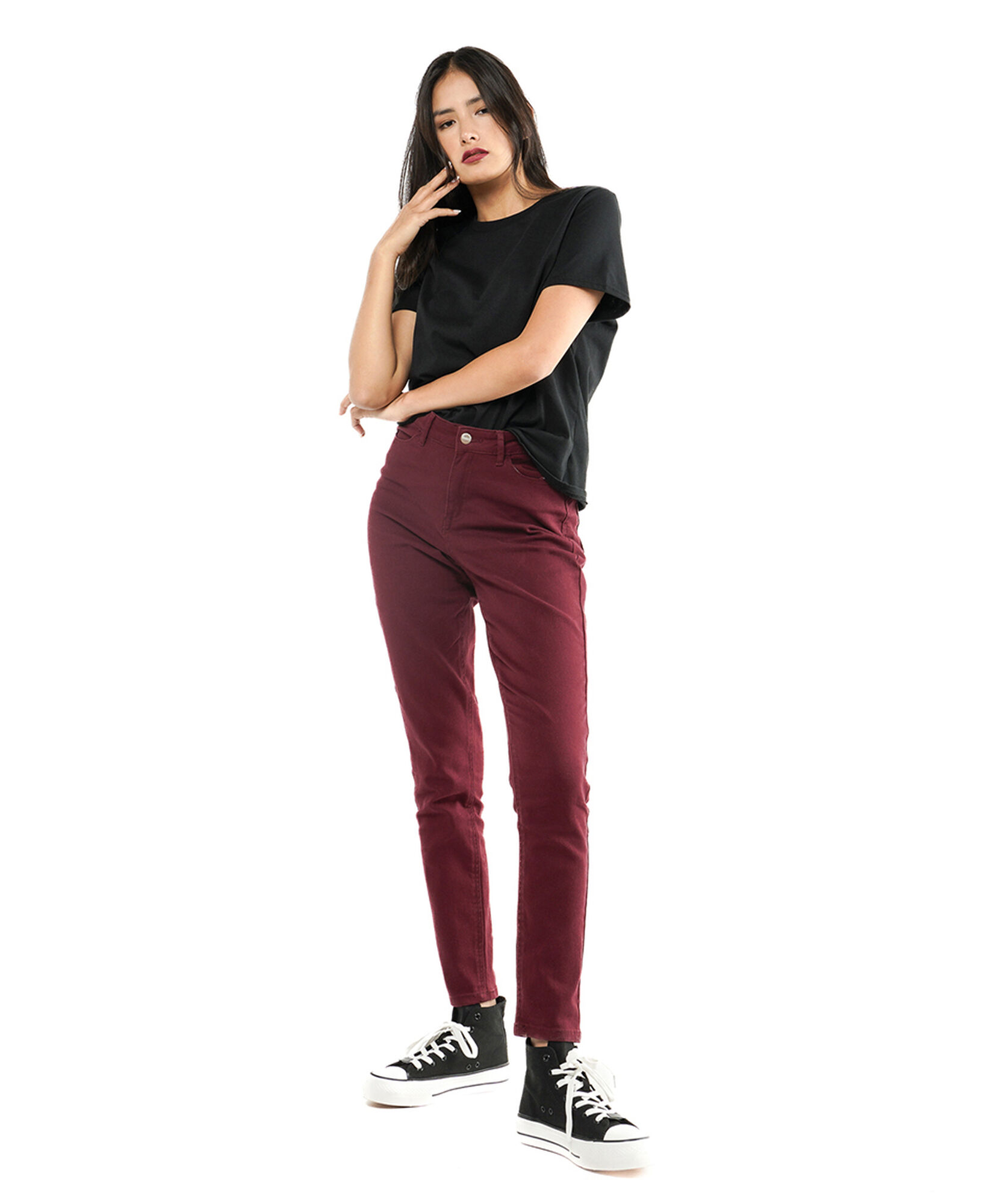 Jeans mujer color skinny fit Jeans mujer color skinny fit