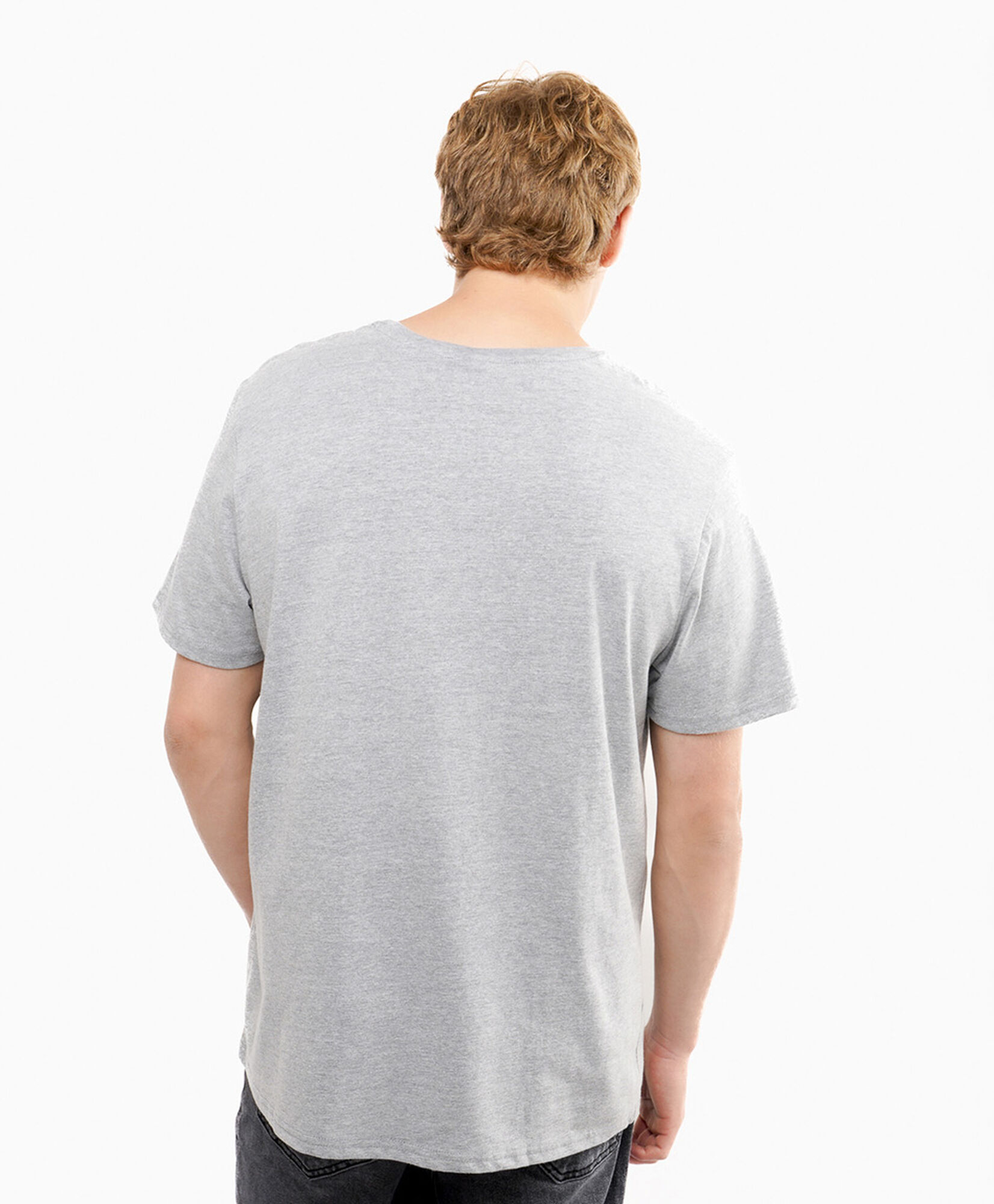 Polera hombre básica lisa Polera hombre básica lisa