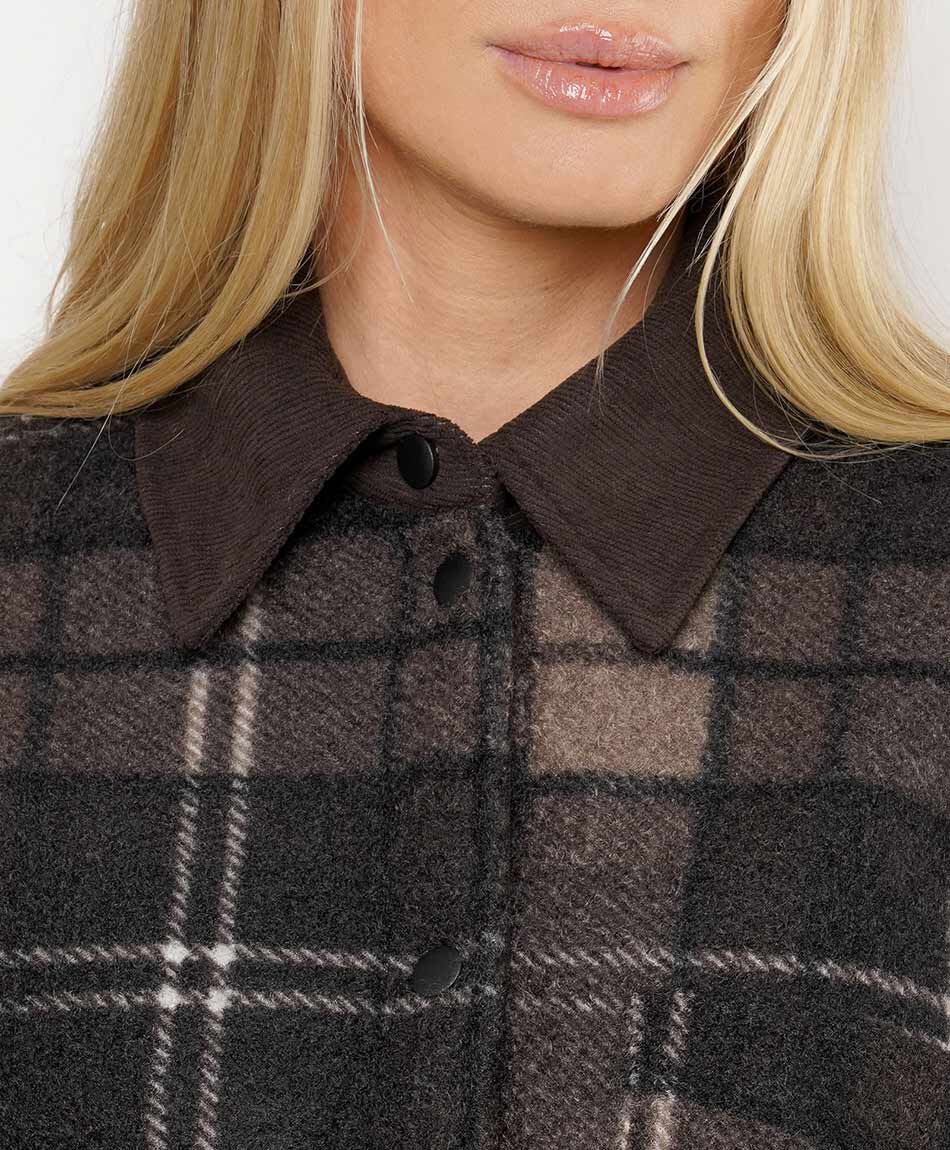 Chaqueta mujer escoc&eacute;s
