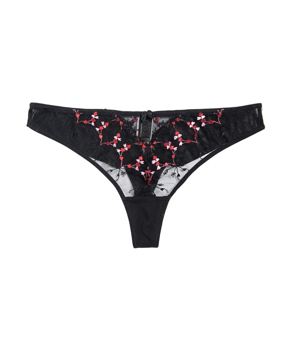 Colaless mujer flores bordadas