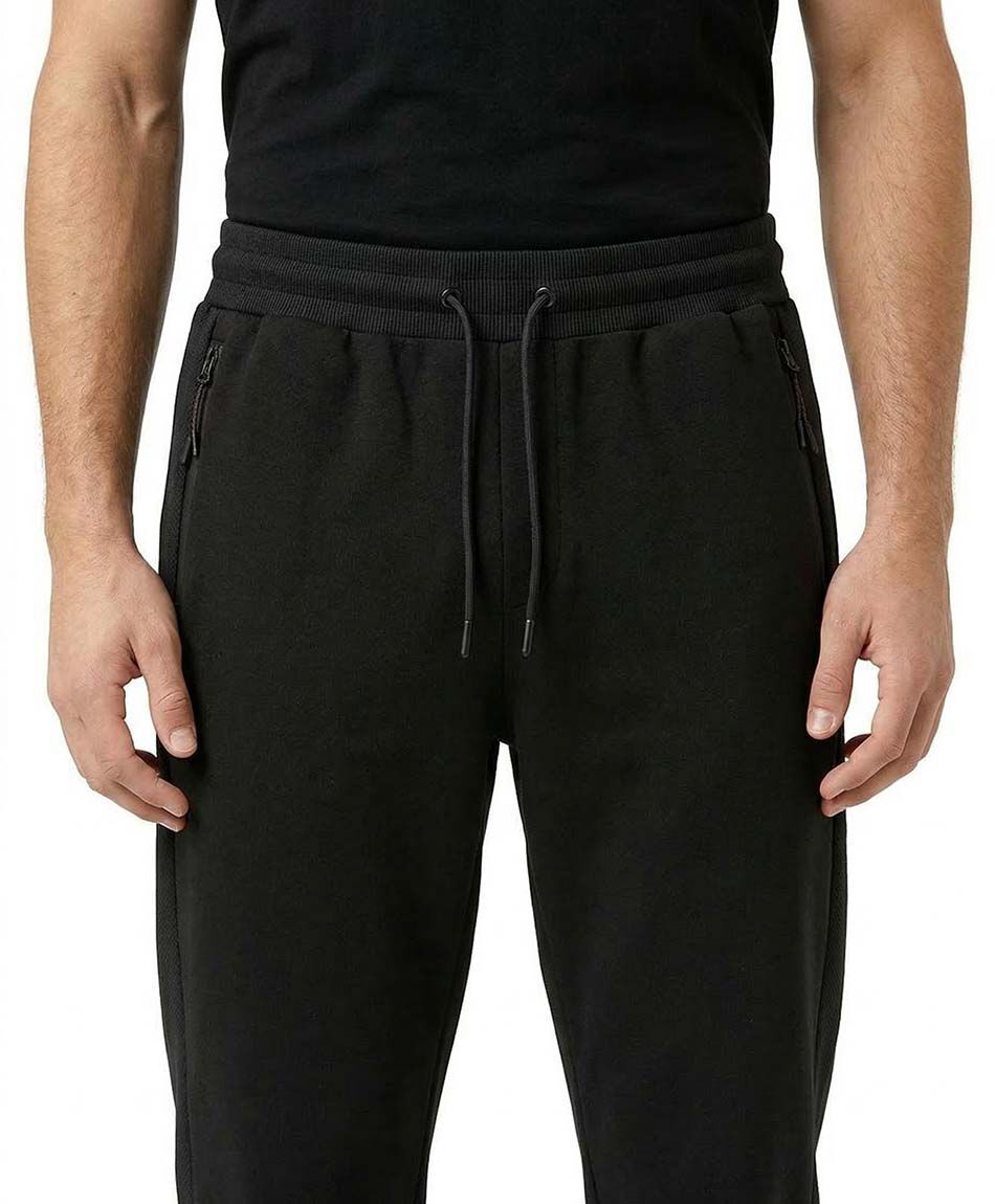 Pantal&oacute;n deportivo hombre jogger negro