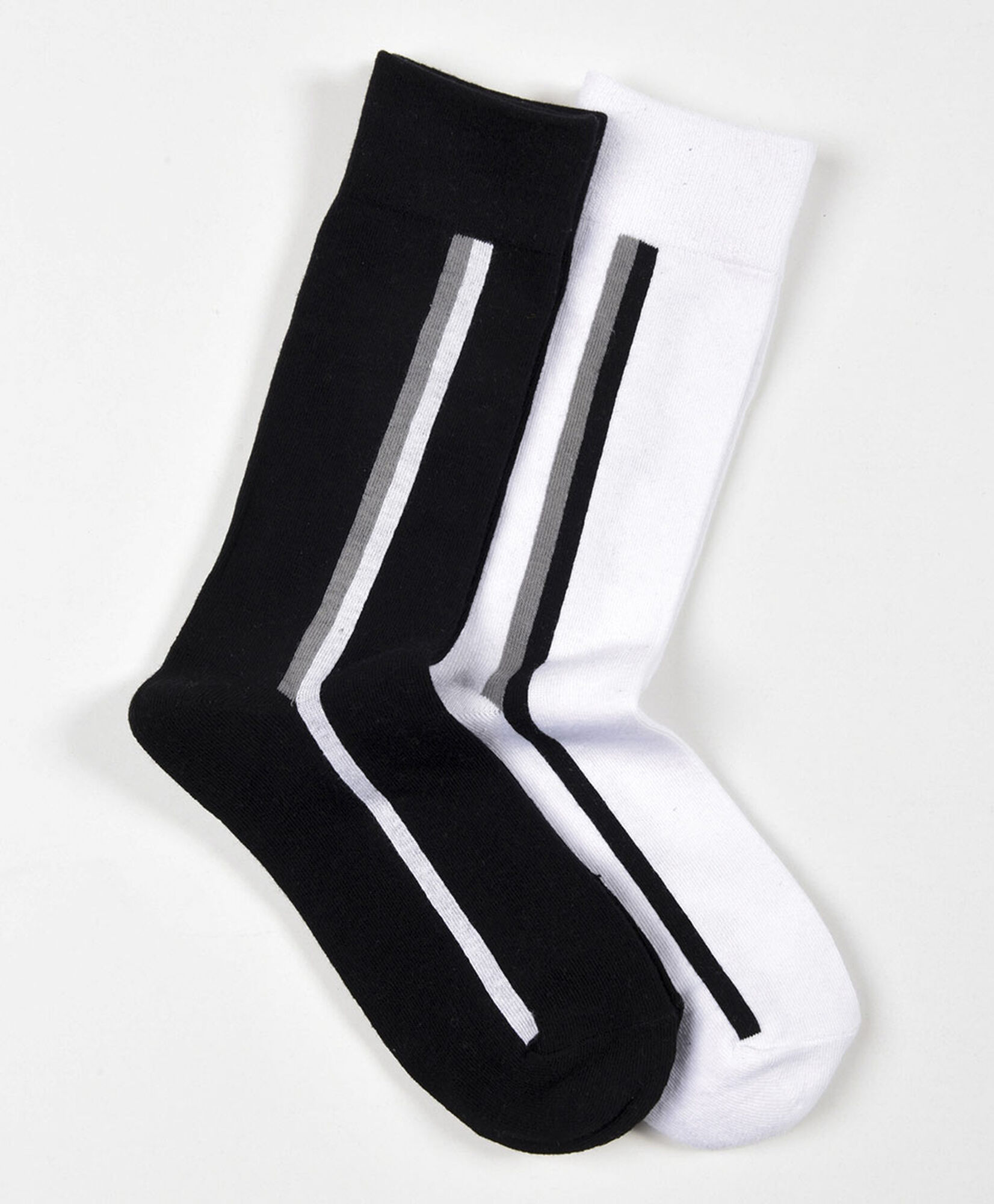 Pack 2 calcetines hombre líneas Pack 2 calcetines hombre líneas
