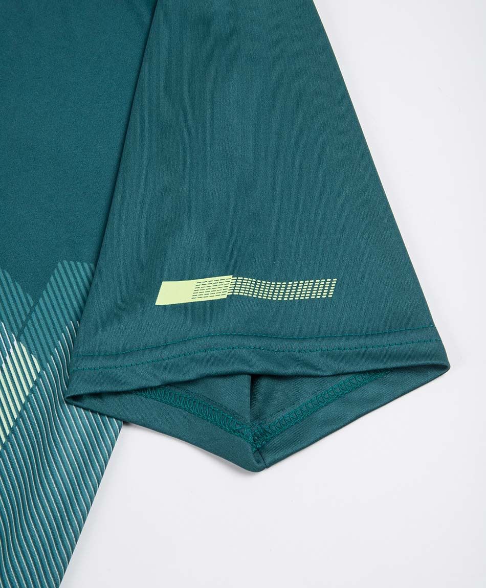 Polera deportiva hombre bloques
