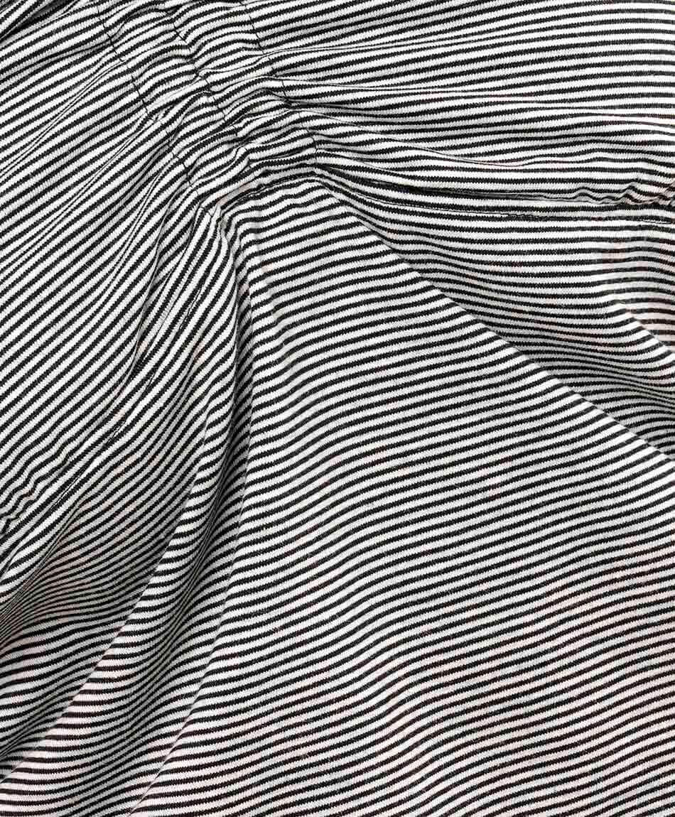 Polera mujer rayas amarre al cuello