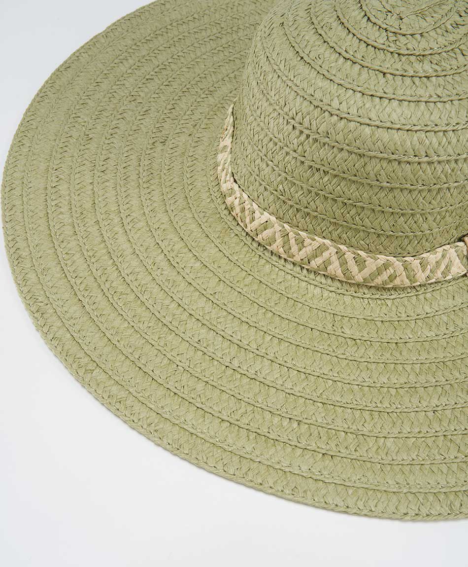 Sombrero mujer verde