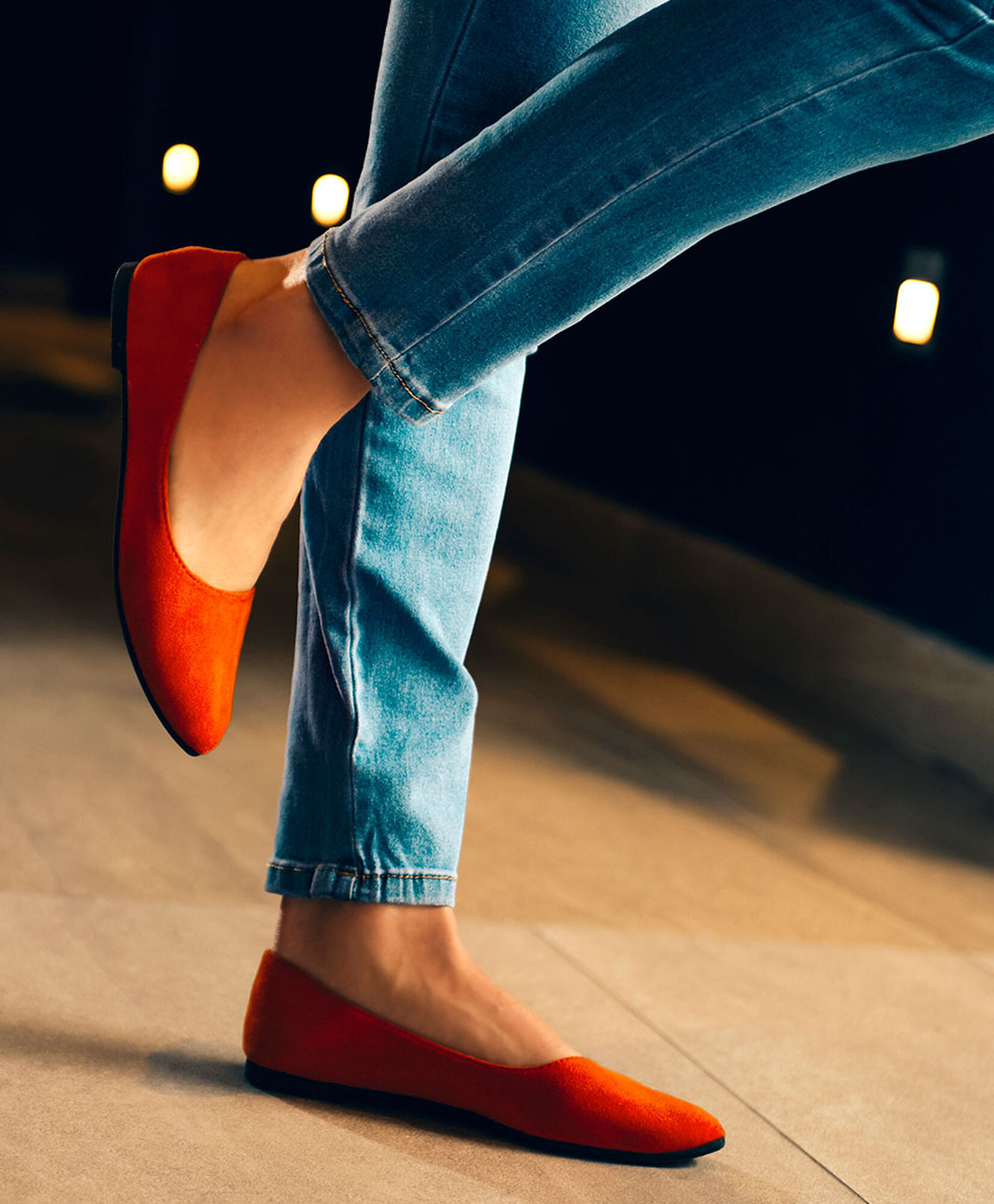 Ballerina mujer lisa naranja Ballerina mujer lisa naranja