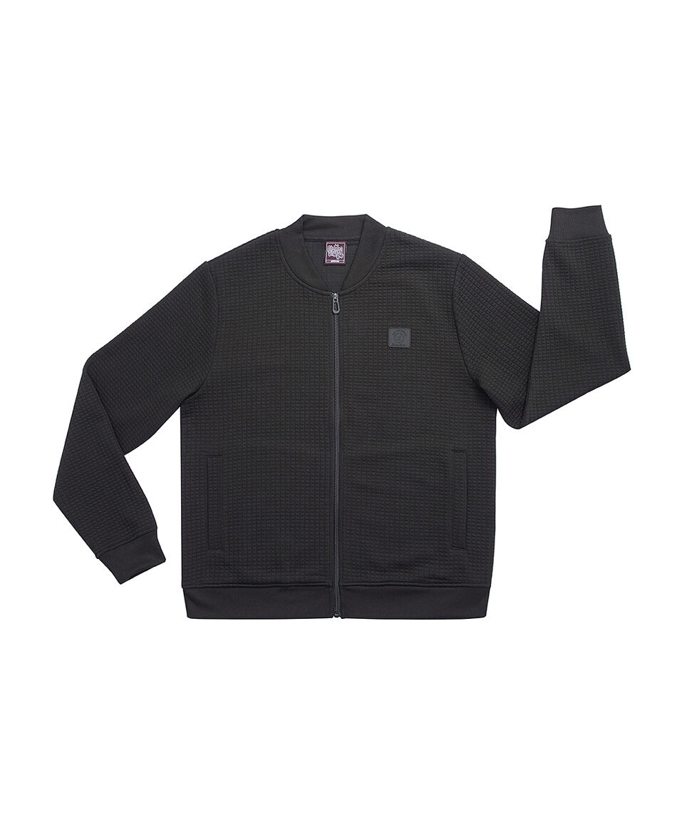 Chaqueta hombre bomber negra