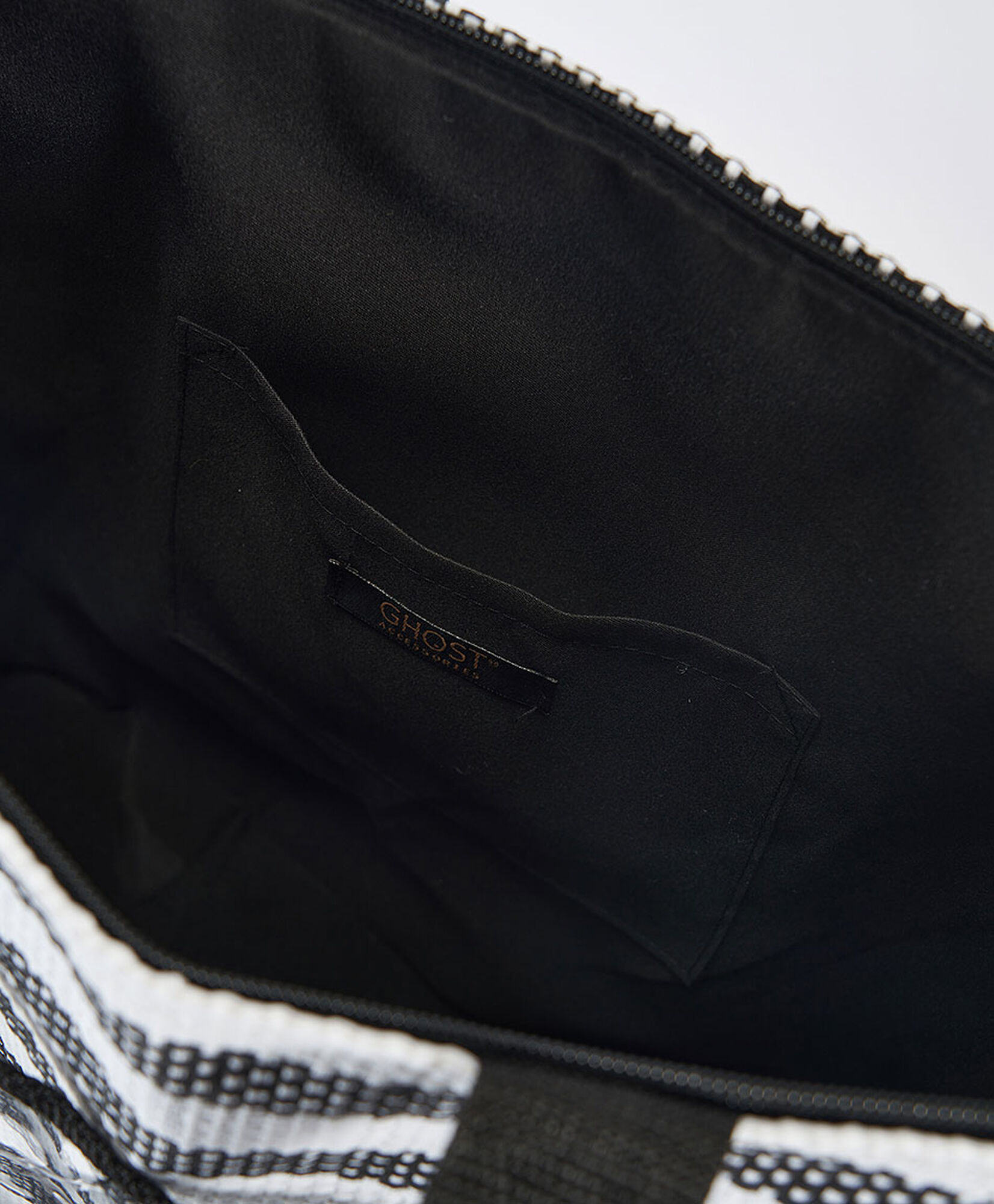 Set bolso playa mujer rayas negro Set bolso playa mujer rayas negro