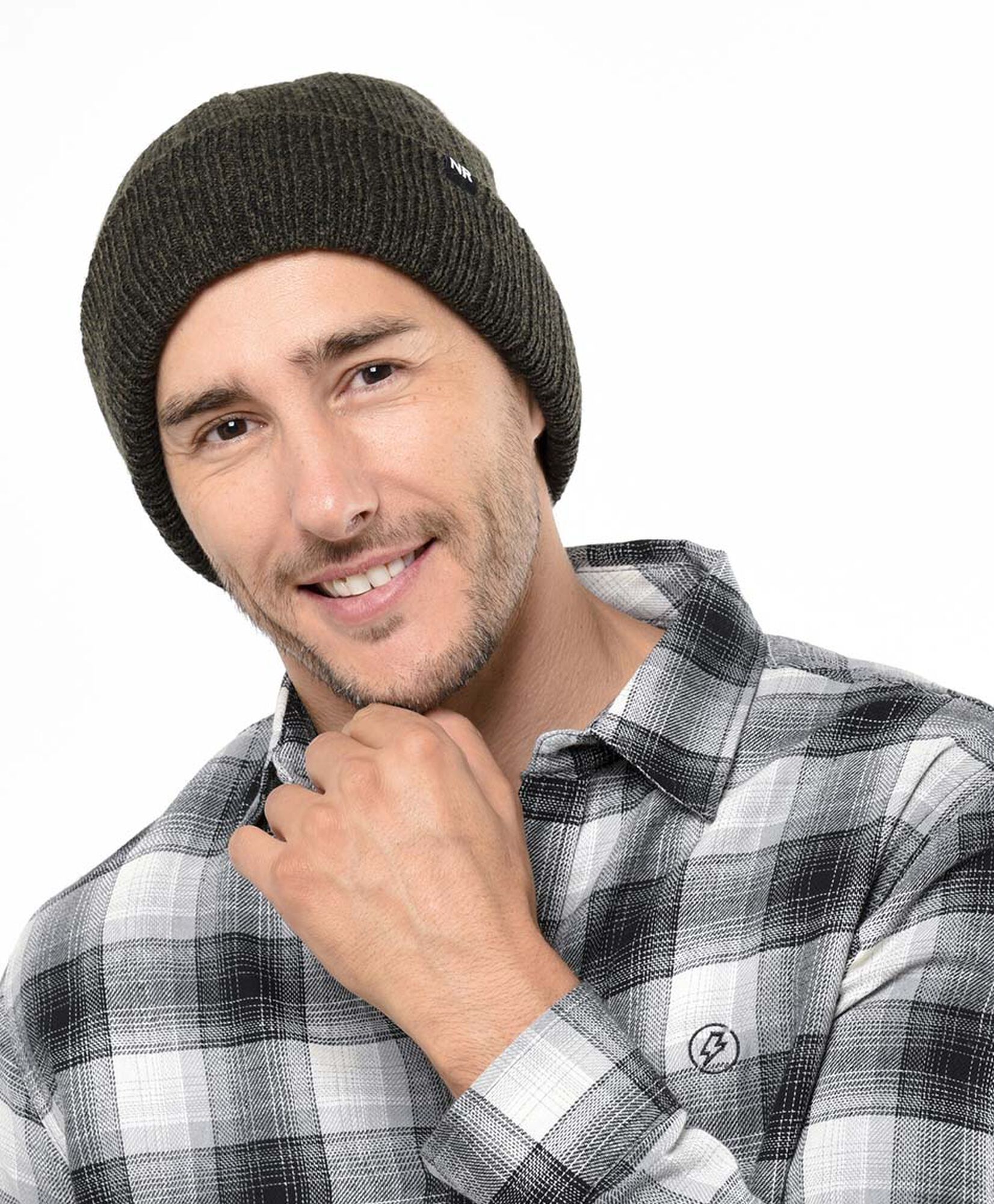 Gorro hombre verde oscuro Gorro hombre verde oscuro