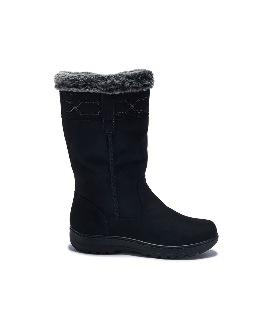 Bota mujer apache larga black