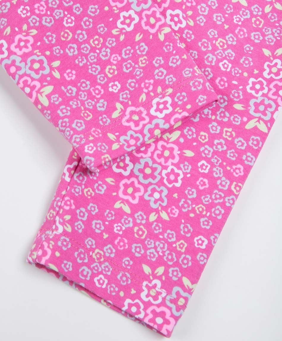 Leggins beb&eacute; floreada