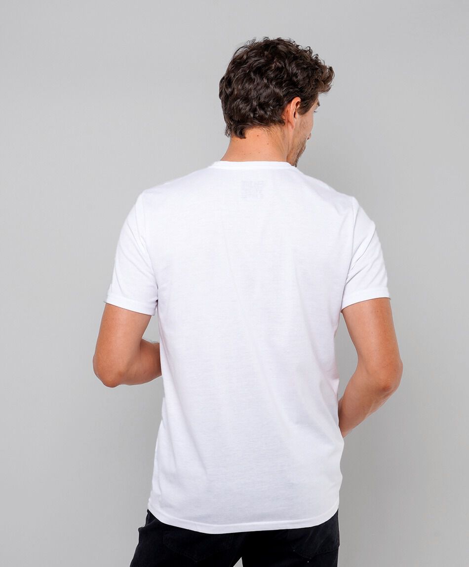 Polera hombre lisa bandera