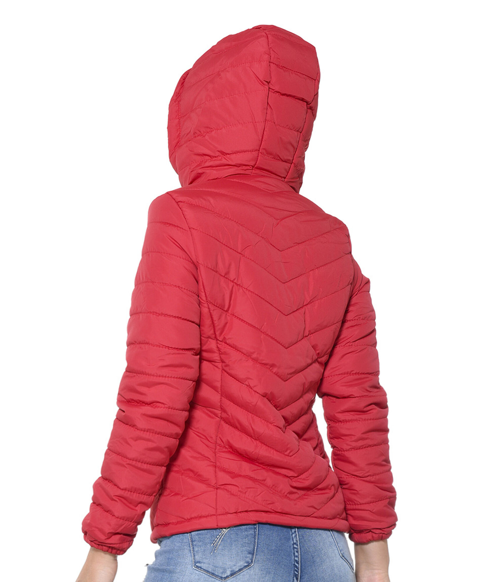 Parka entallada pespunte Parka entallada pespunte