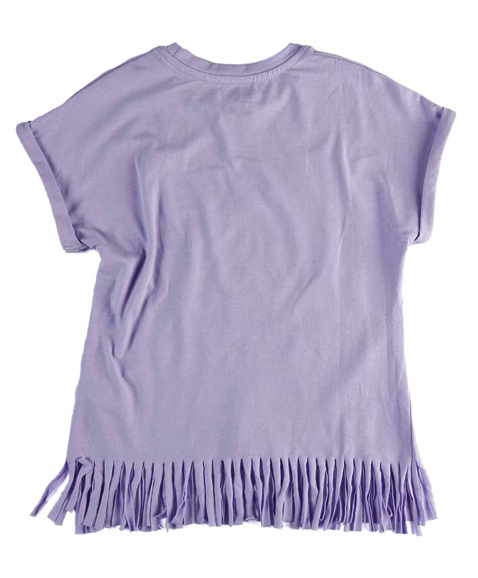 Polera manga mini cuello redondo