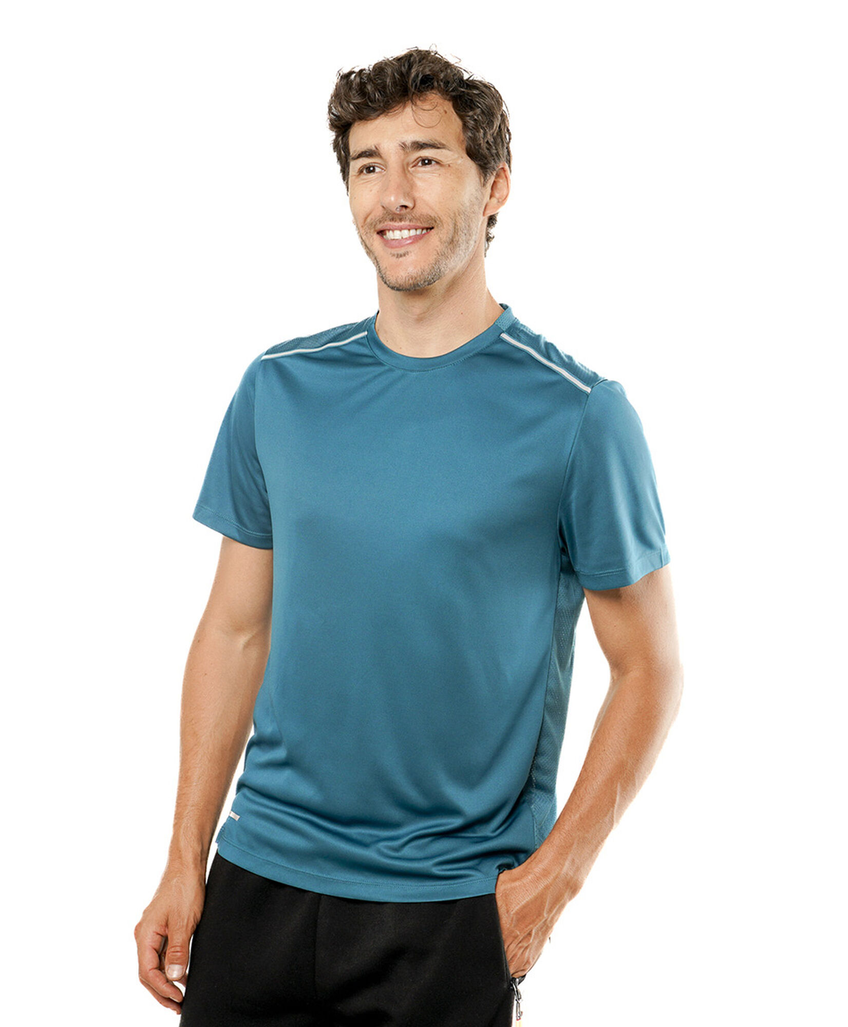 Polera deportiva hombre doble línea Polera deportiva hombre doble línea