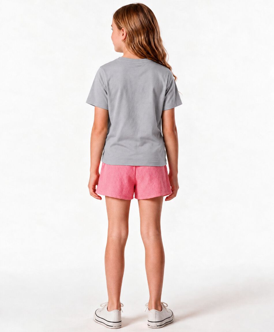 Falda ni&ntilde;a short vuelos