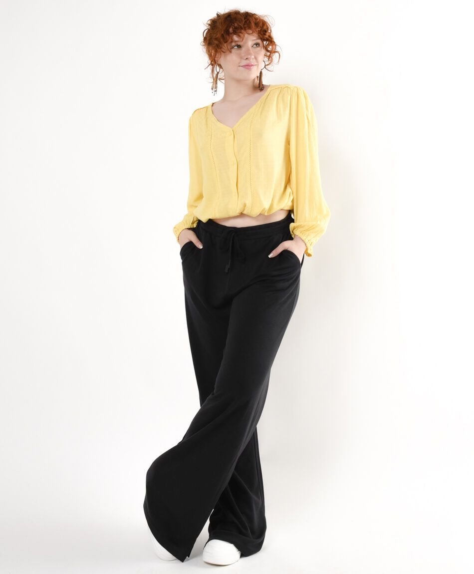 Pantalón mujer comfy lazo