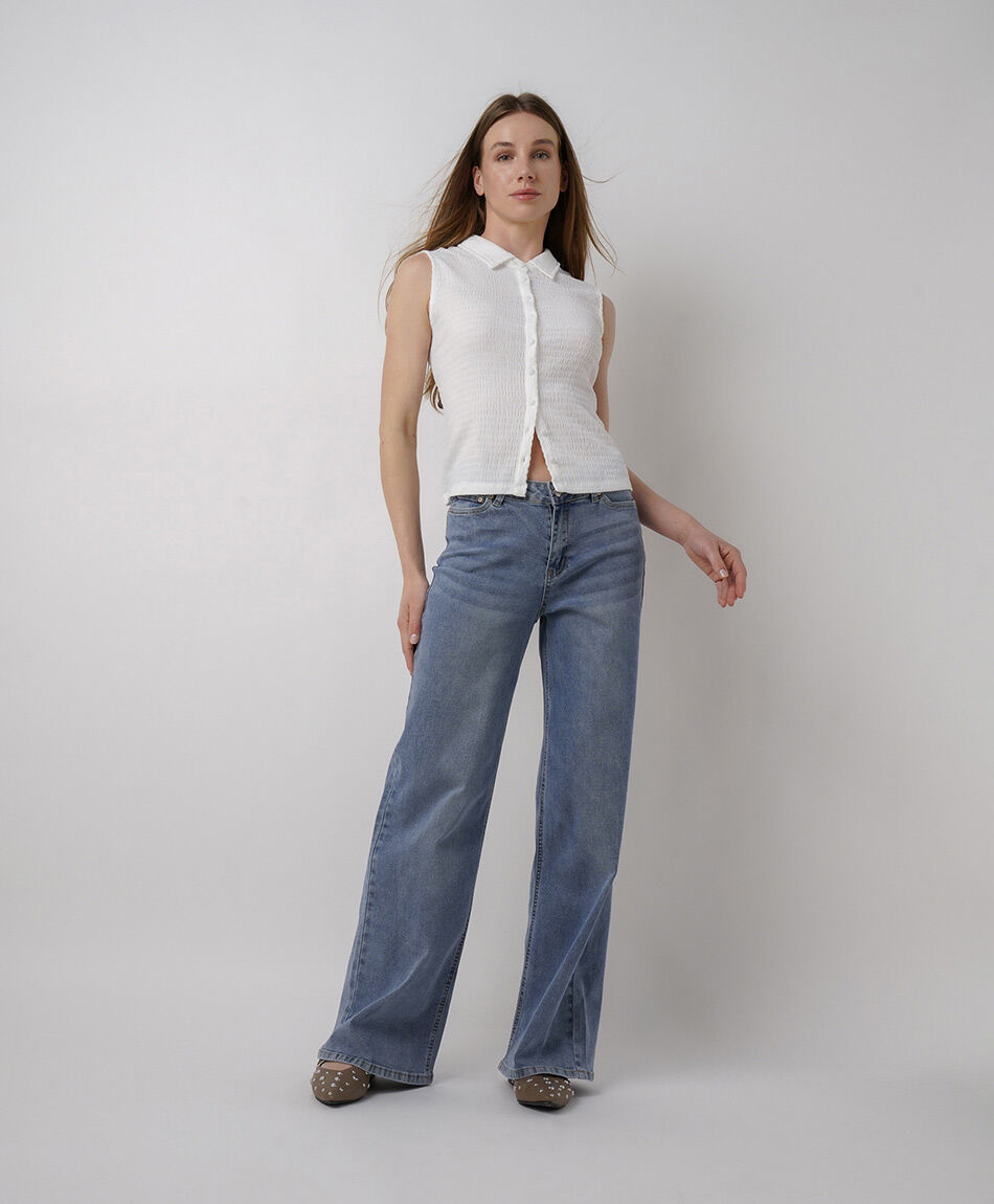 Jeans mujer wide leg