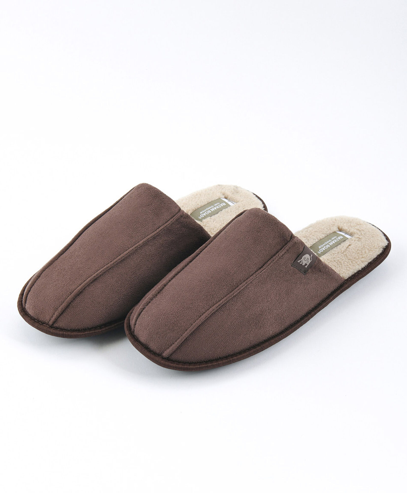 Pantufla hombre línea café Pantufla hombre línea café