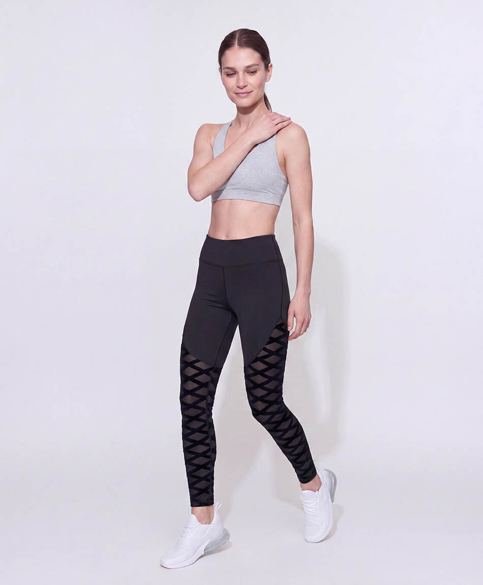 Calza deportiva mujer malla
