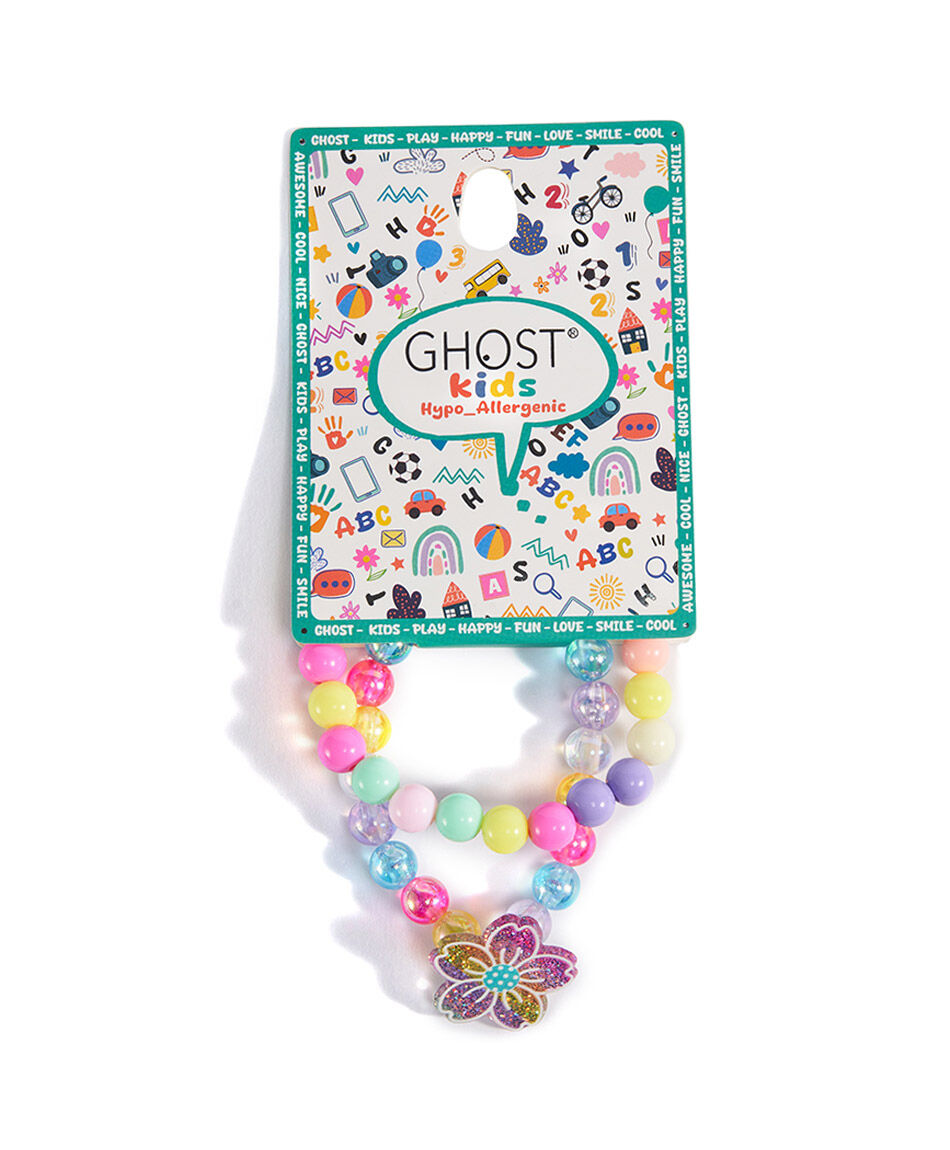 Set 2 pulseras infantil flor