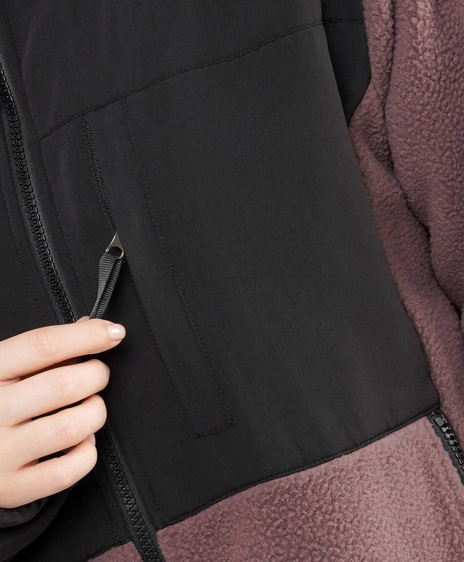 Polar mujer fleece mix  morado