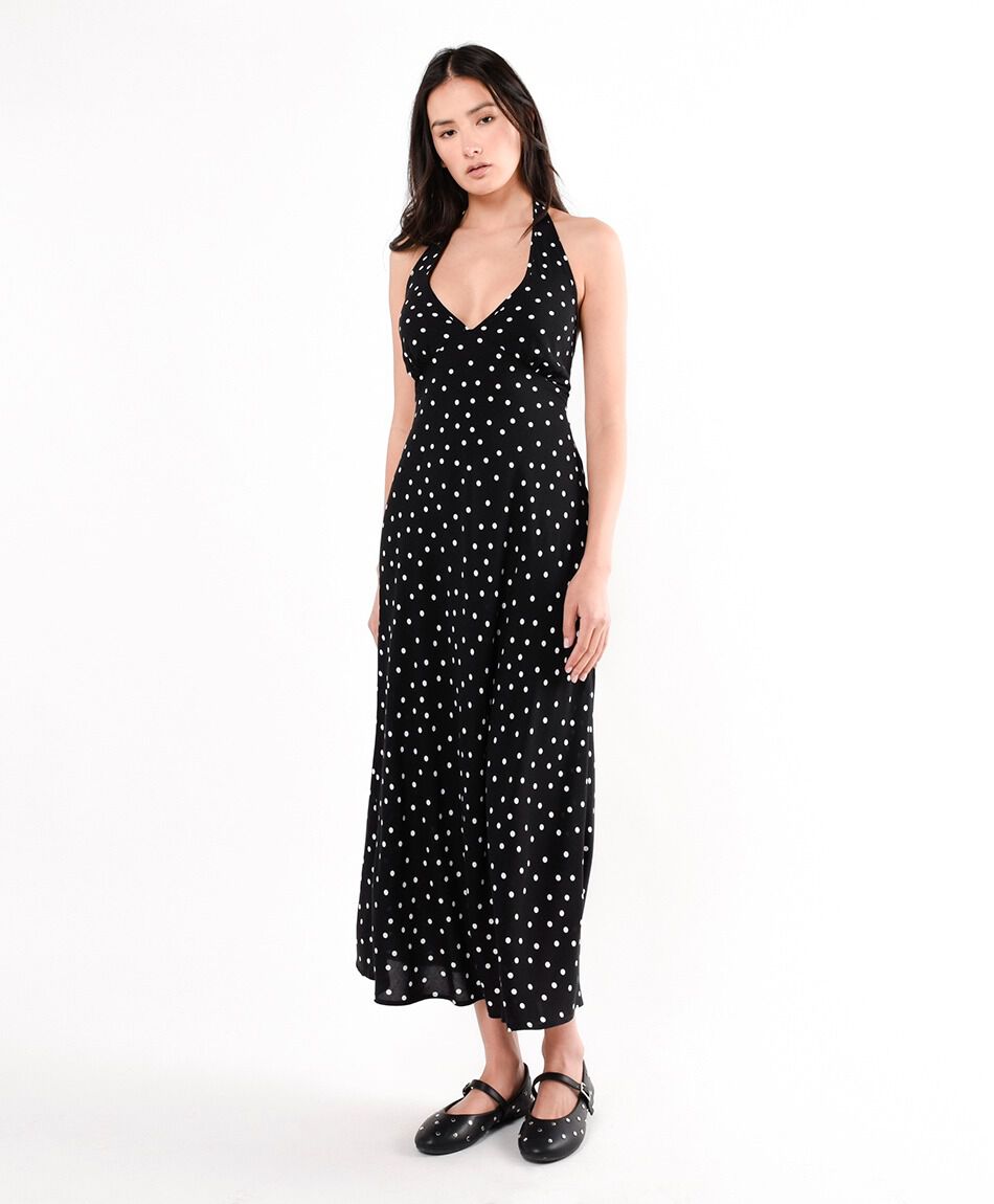 Vestido mujer puntos