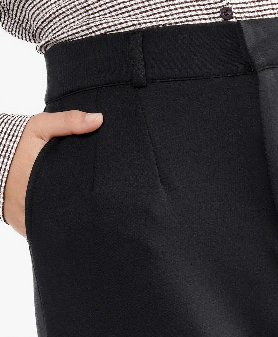 Pantal&oacute;n mujer wide leg relax black