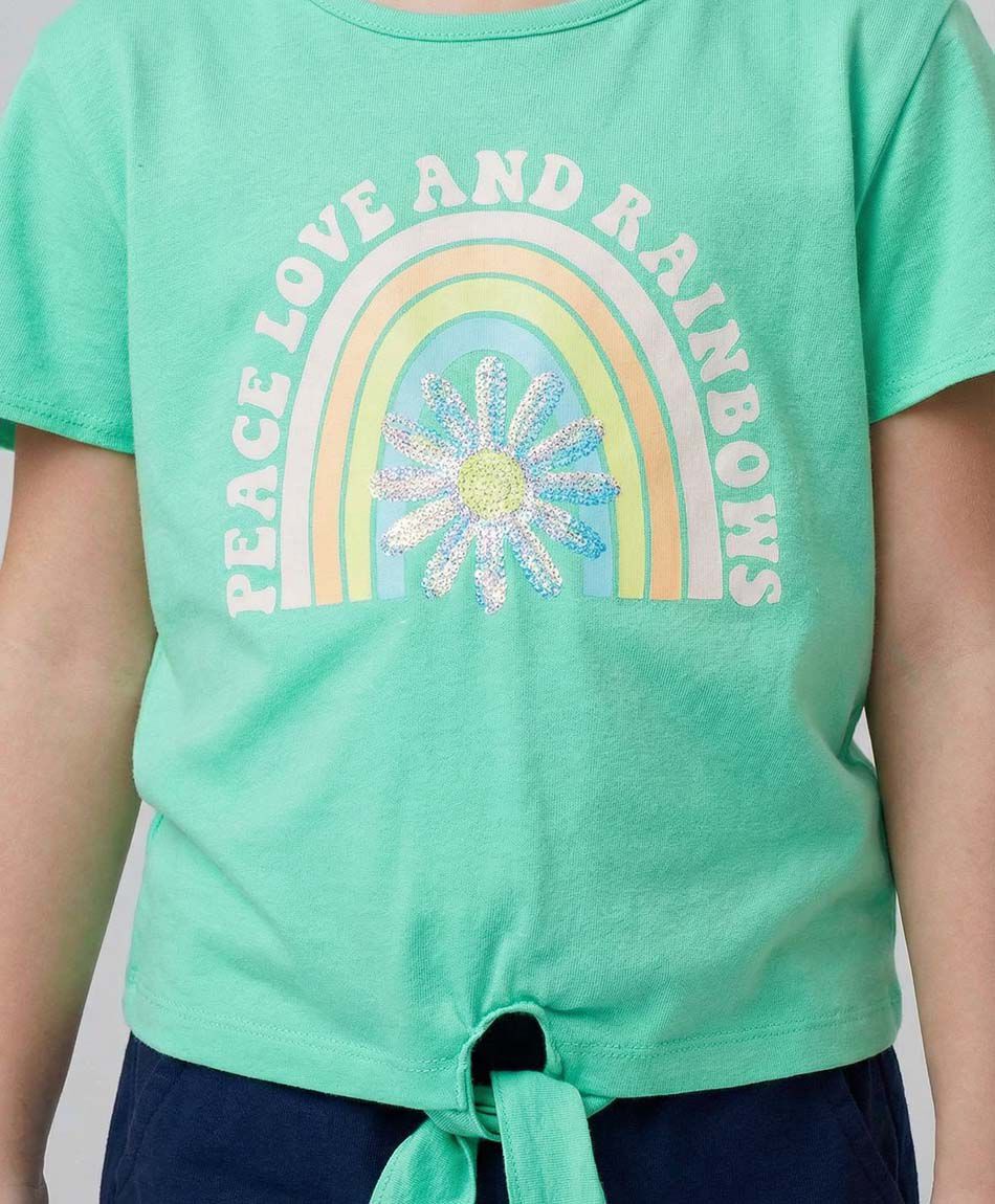 Polera ni&ntilde;a rainbow