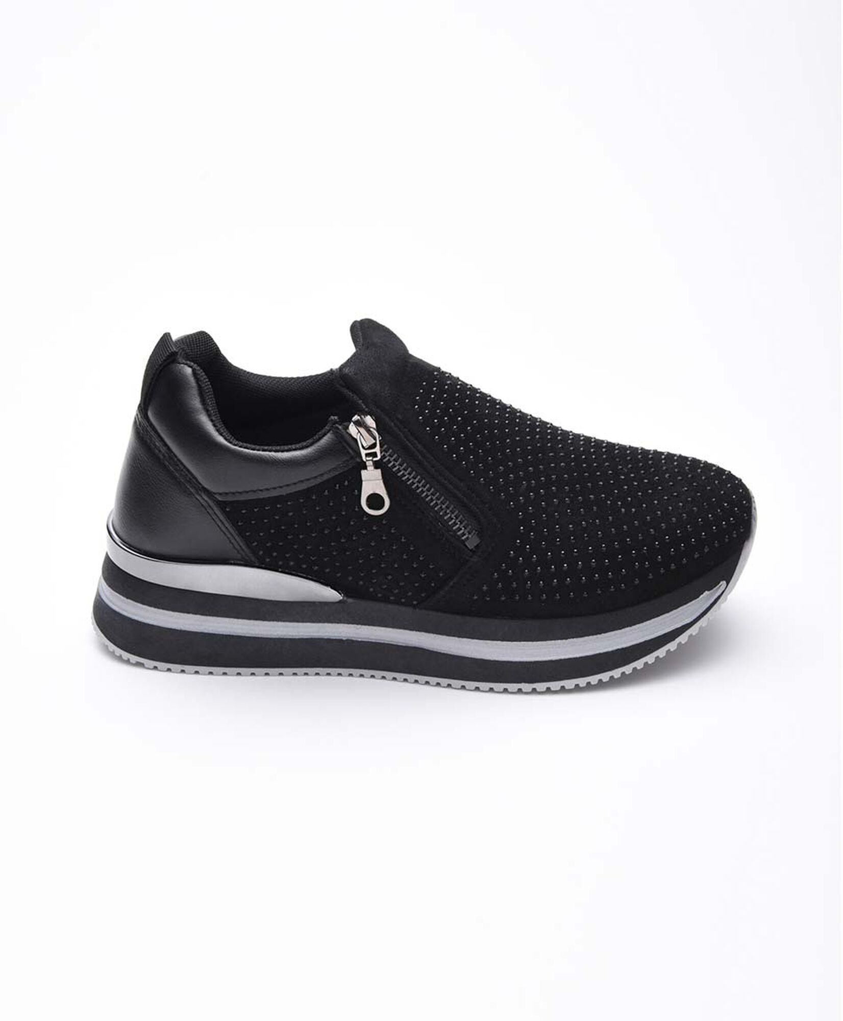 Zapatilla mujer brillos plataforma Zapatilla mujer brillos plataforma