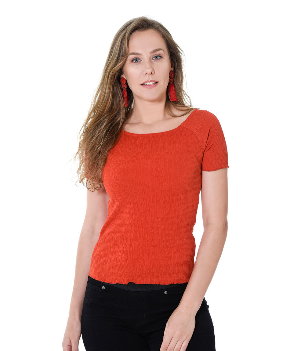 Polera elasticada