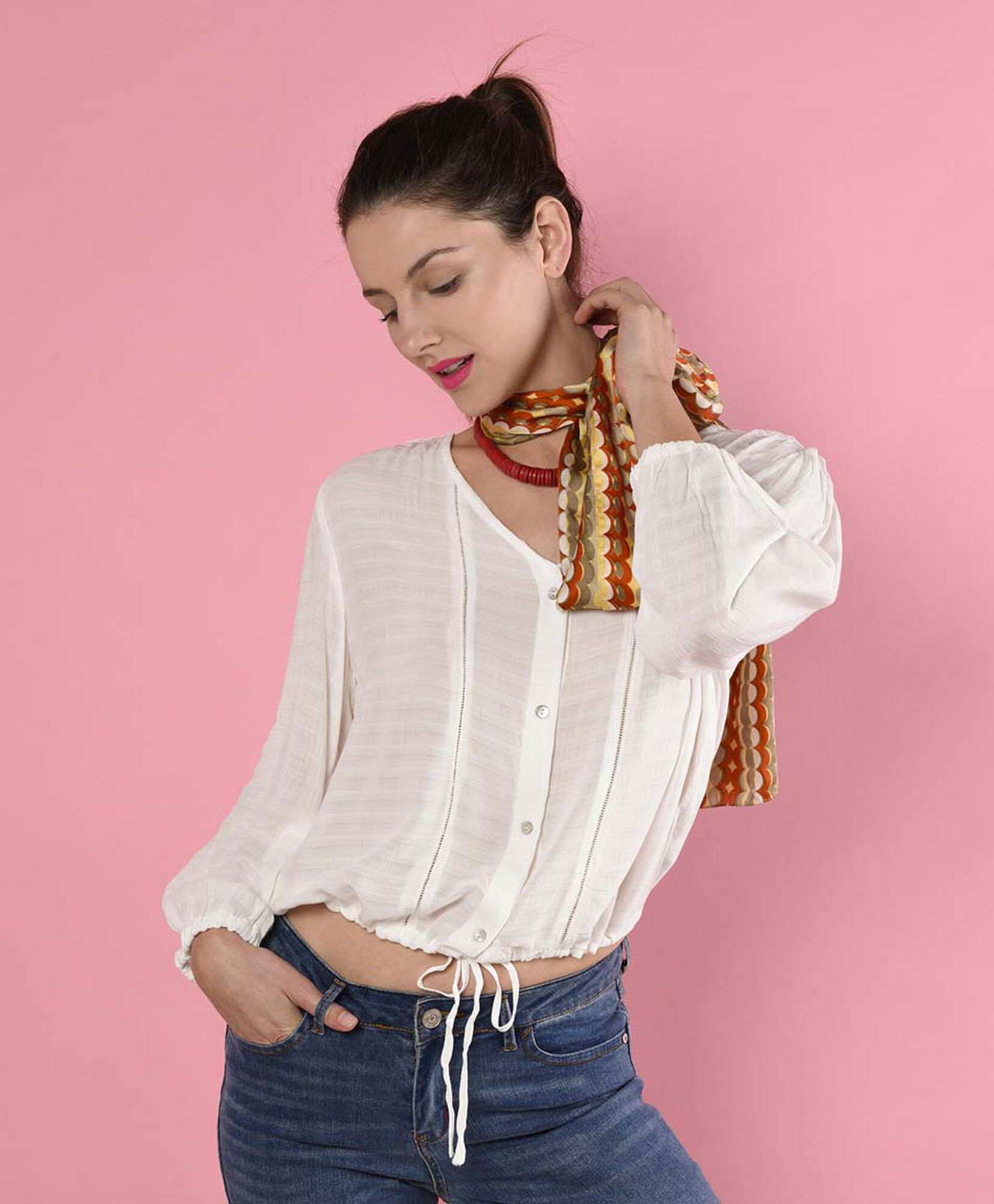 Blusa manga 3/4 Blusa manga 3/4
