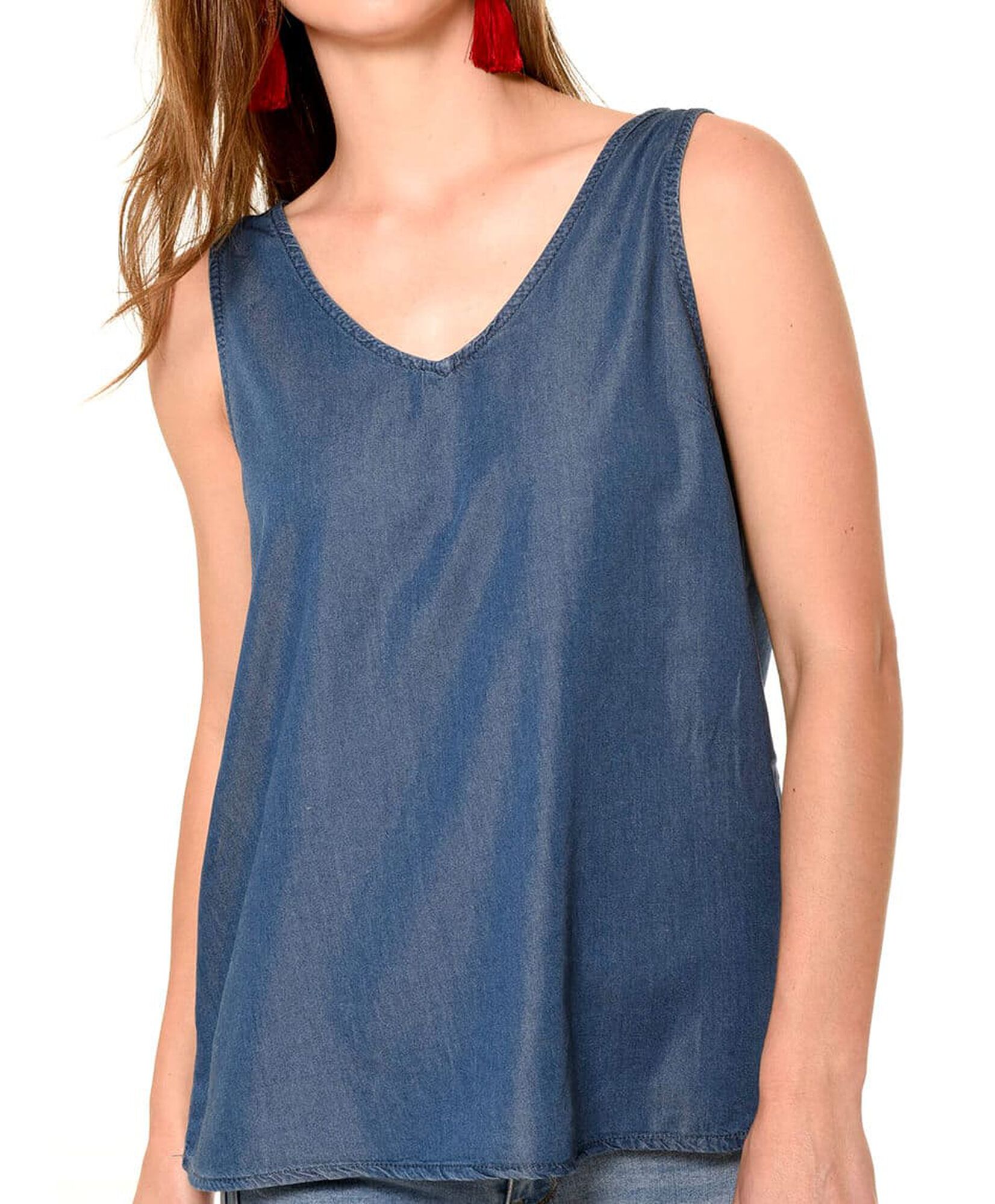 Blusa top denim Blusa top denim